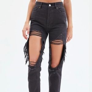 PacSun Black Ultra High Waisted Slim Fit Jeans